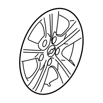 GM 13399300 Wheel Cover