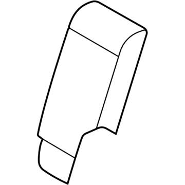 BMW 52-20-8-493-802 COVER, BACKREST, CENTER, LEA