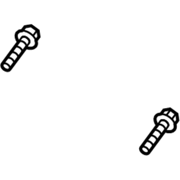 Kia 1249705103 Tapping Screw-FLANGE Head