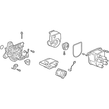 Honda 30100-P3F-A02 Distributor Assembly (Td-97U) (Tec)