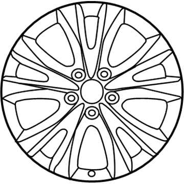 Toyota 42611-0R170 Wheel, Alloy