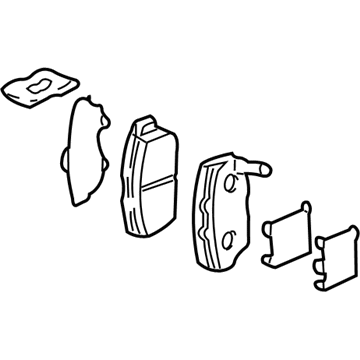 Acura 45022-ST7-415 Front Pad Set