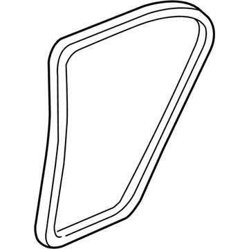 Honda 72855-TP6-A01 Seal, L. RR. Door Opening