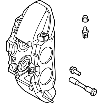 Ford LK9Z-2B120-A CALIPER ASY - BRAKE - LESS PAD