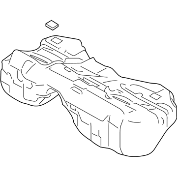 BMW 16-11-8-094-114 PLASTIC FUEL TANK