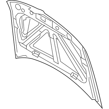 Ford DA5Z-16612-A Hood