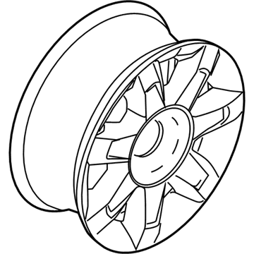 Ford DL3Z-1007-A Wheel, Alloy