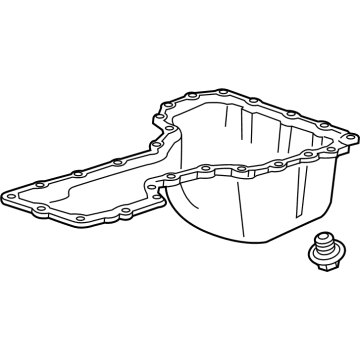 GM 12675087 Lower Oil Pan