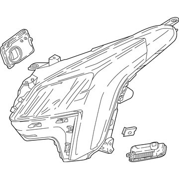 GM 84469440 Composite Headlamp