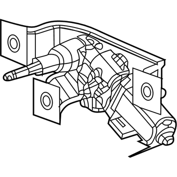 Mopar 68286799AA Motor-LIFTGATE WIPER