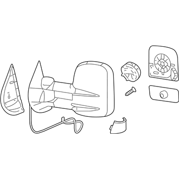 GM 20862098 Mirror Assembly
