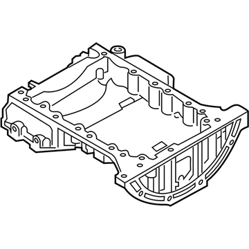 Hyundai 21520-3CJA0 Pan Assembly-Engine Oil, Upper