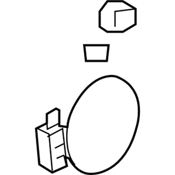 Hyundai 69510-0W500 Fuel Filler Door Assembly