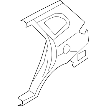 Hyundai 71503-0WC50 Panel Assembly-Quarter Outer, LH