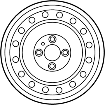 Nissan 40300-ET007 Wheel Assy-Disc