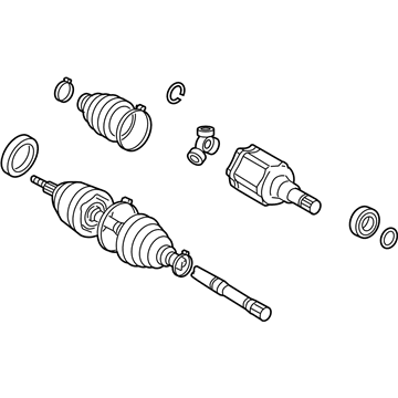 Toyota 43430-0C040 Axle Assembly