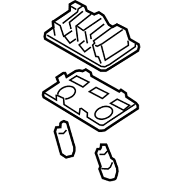 Toyota 81208-42211-C0 Map Lamp Assembly