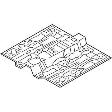 Kia 651112F010 Panel-Center Floor