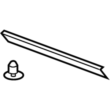 GM 15843019 Seal Asm-Hood Front