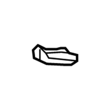 Hyundai 86638-B8100 Bracket-Rear Bumper Rail, Lower