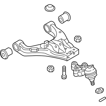 Kia 545203E003 Arm Complete-Front Lower