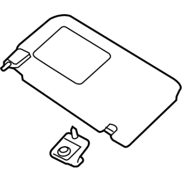 Hyundai 85220-AA020-TVN Sunvisor Assy, Rh