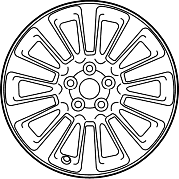 Toyota 42611-08050 Wheel, Alloy