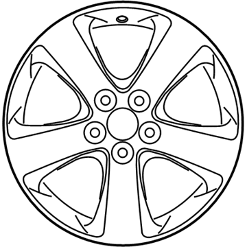 Toyota 42611-08080 Wheel, Alloy