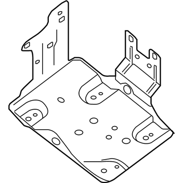 Nissan 64860-3NF0A Bracket Assembly-Battery Mounting