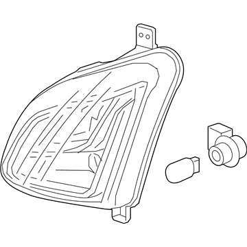 GM 84226246 Lamp Asm-Front Turn Signal