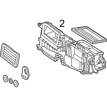 Ford AE5Z-19C974-A AC & Heater Case