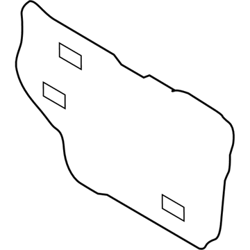Hyundai 82391-2C000 Seal-Front Door Trim, LH