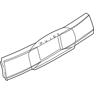 GM 10328304 Applique Asm-Lift Gate Center (W/ Rear License Plate Lamp