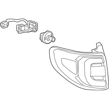 GM 84051375 Lamp, Rear Stop