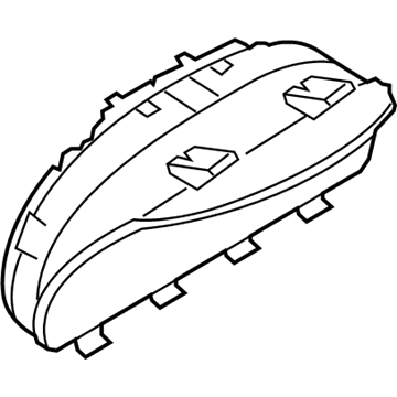 BMW 62-10-6-821-074 Speedometer Cluster