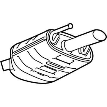 GM 13311785 Muffler