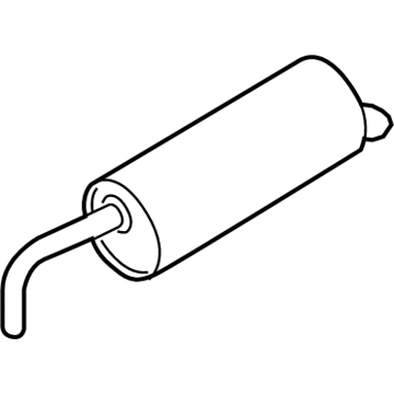 Ford GN1Z-5A289-G Rear Muffler