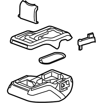 GM 88991668 Cushion Asm, Front Seat Center *Neutral