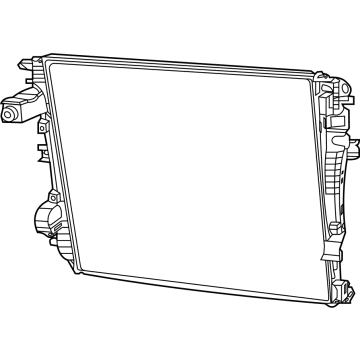 Mopar 68268607AA Engine Cooling Radiator