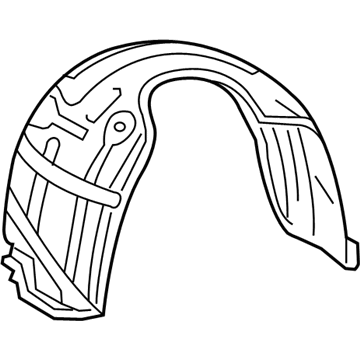 Toyota 53876-AA021 Fender Liner