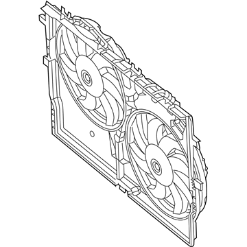 Mopar 68188996AD Fan MODUL-Radiator Cooling