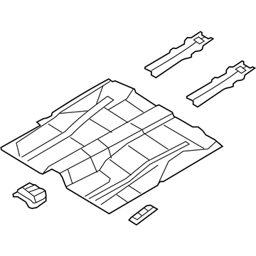 Ford BT4Z-7811141-A Front Floor Pan