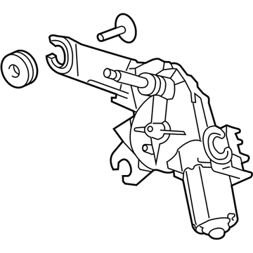 Kia 98700A9000 Rear Wiper Motor & Linkage Assembly