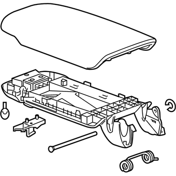 GM 84500549 Armrest Assembly