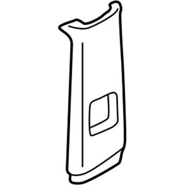 BMW 51-43-7-006-845 Trim Panel, Left Upper Centre Column Its