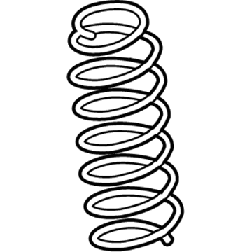 Lexus 48131-6B500 Spring, Coil, Front