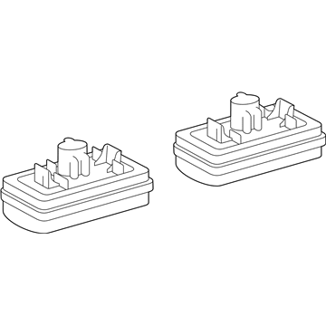 Toyota 81204-60020 License Lamp Assembly