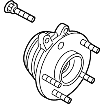 Infiniti 40202-3JA1A Road Wheel Hub Assembly