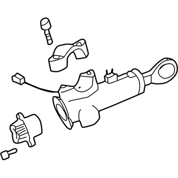 Nissan D8700-0W011 Lock Set-Steering