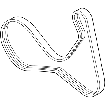 BMW 11-28-8-581-628 RIBBED V-BELT